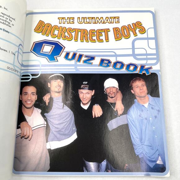 Vintage 2000 The Ultimate Backstreet Boys Quiz Book - Picture 7 of 8